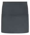 BR502 Waist Pocket Apron Charcoal colour image